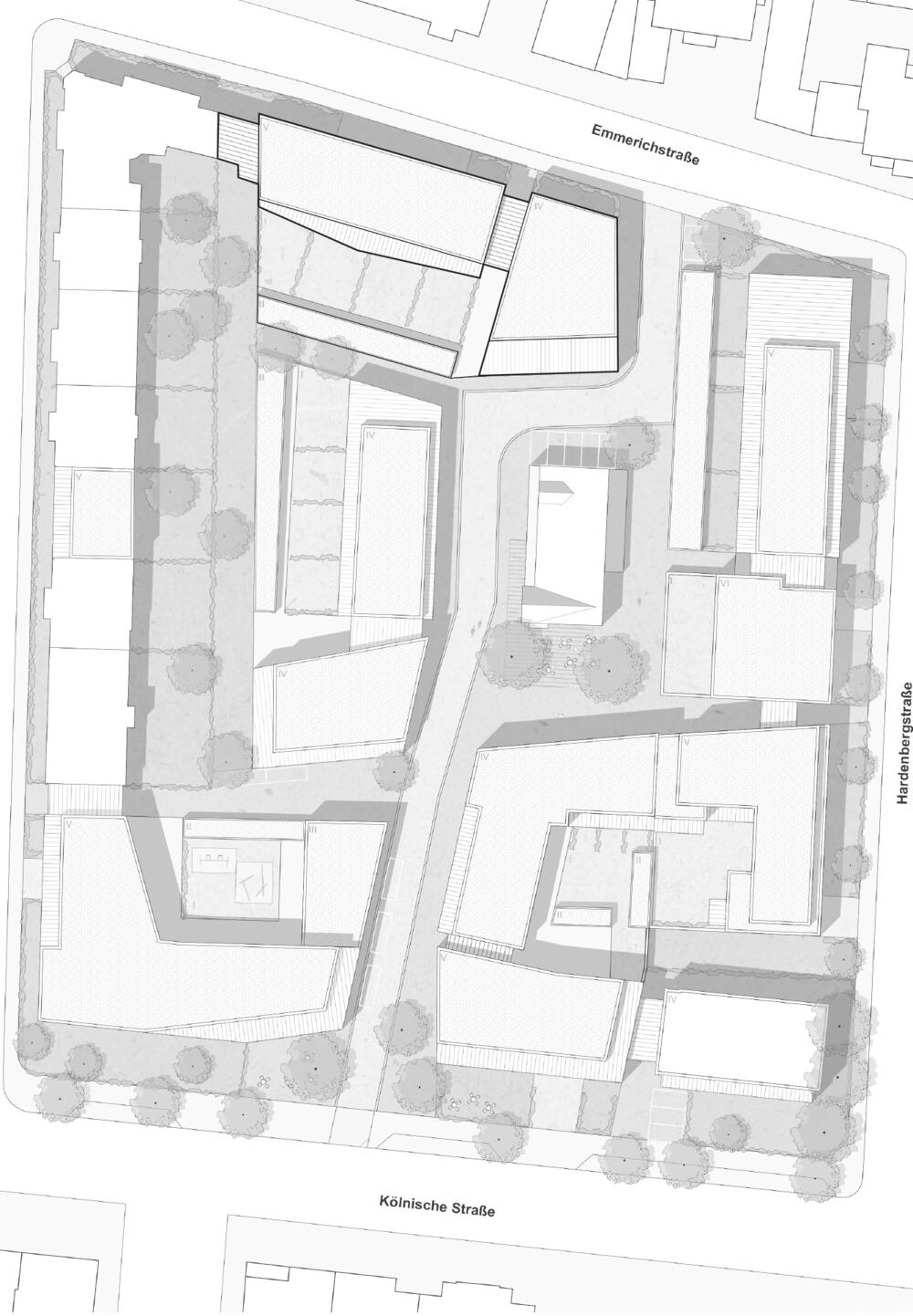 Martini-Quartier Block 1 - Lageplan