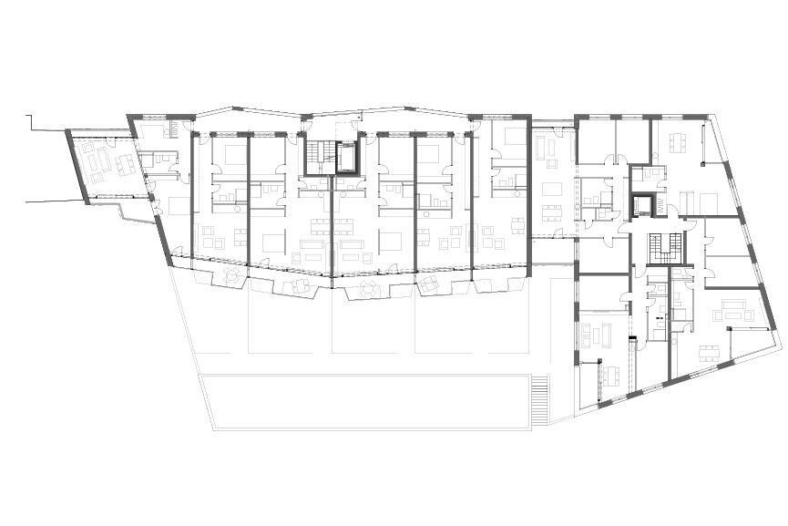 Martini-Quartier Block 1 - Obergeschoss