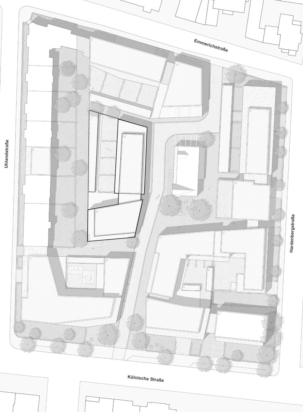 Martini-Quartier Block 2 - Lageplan